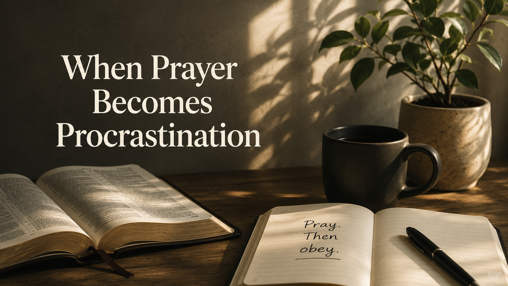 When Prayer Becomes the Most Spiritual-Sounding Form of Procrastination